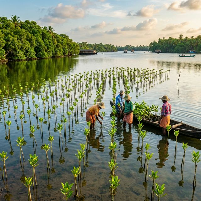 Mangrove Restoration – Vembanad Lake